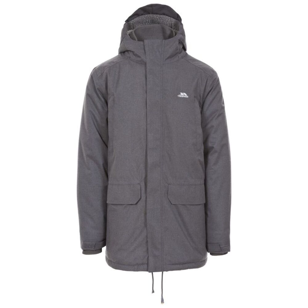 Trespass Mens Glover Waterproof Jacket / Dark Gray Marl
